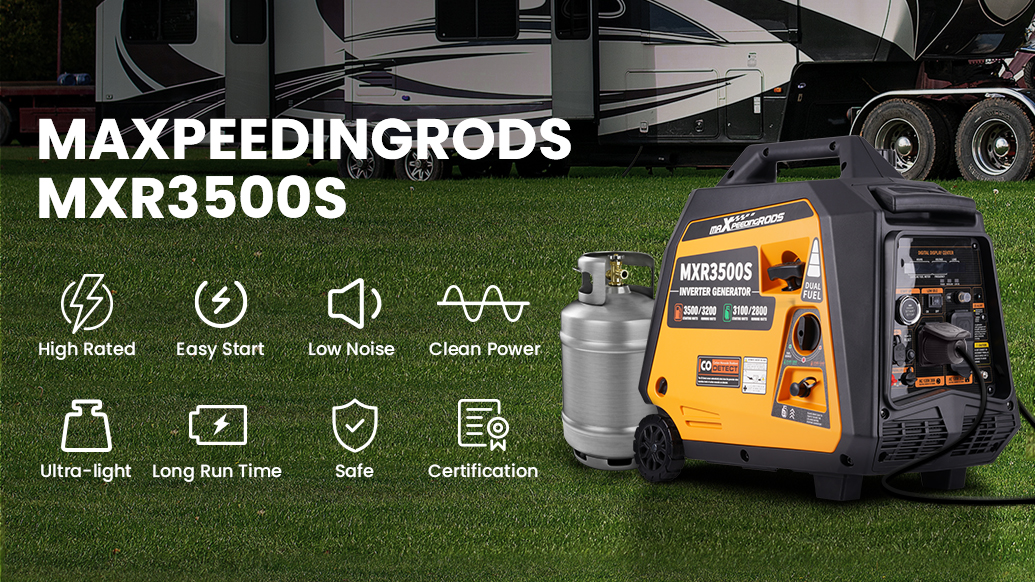 MaXpeedingRods Blog | An Automotive Blog from MaXpeedingRods - Maxpeedingrods 3500W Dual Fuel Inverter Generator ---- A Reliable Helper For Your Outdoor Life And Daily Events