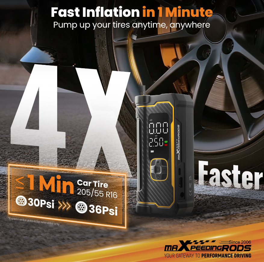 MaXpeedingRods Blog | An Automotive Blog from MaXpeedingRods - Stay Prepared Anywhere: Meet the MaXpeedingRods 150PSI Portable Air Compressor MaXpeedingRods Blog | An Automotive Blog from MaXpeedingRods - Stay Prepared Anywhere: Meet the MaXpeedingRods 150PSI Portable Air Compressor